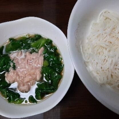 うちもつるむらさき残ってて…素麺つゆにあいました。有難うございました。